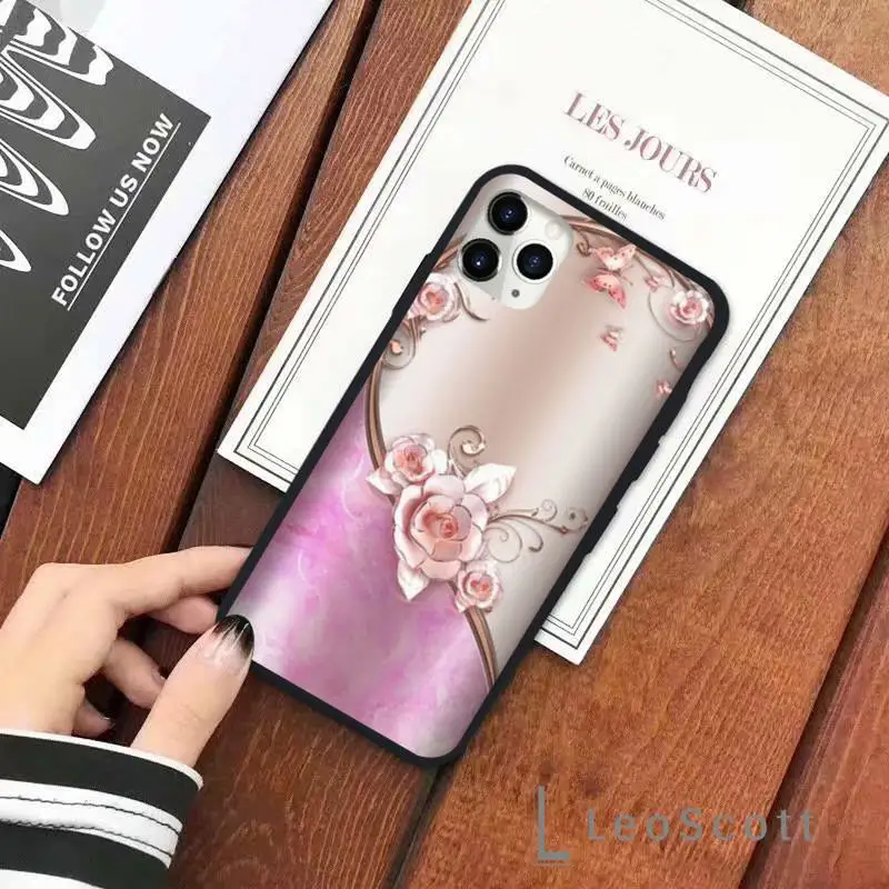 

Love fashion luxury Phone Case for iPhone 11 12 pro XS MAX 8 7 6 6S Plus X 5S SE 2020 XR Soft silicone