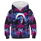 Детский свитшот с 3D-принтом очень странные дела