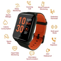 smart watch waterproof heart rate monitor blood pressure smartwatch women wearable watch men multiple sport mode