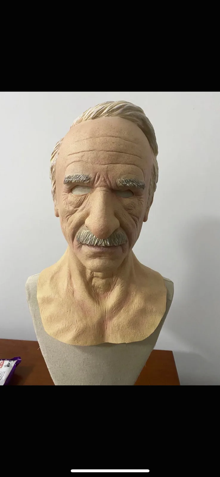 

Halloween Toys Another Me-The Elder Halloween Holiday Funny Masks Supersoft Old Man Adult Cosplay Prop Creepy Party Decoration