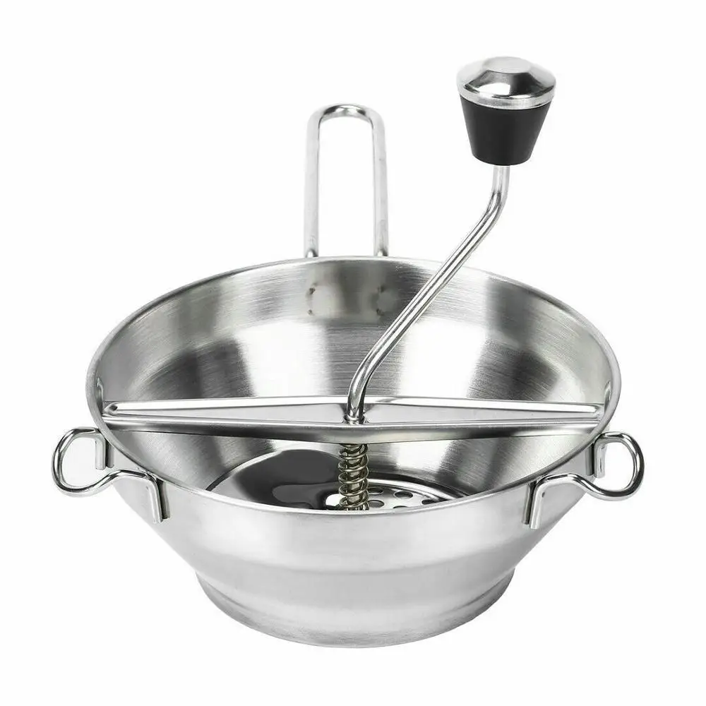 Из нержавеющей стали вращающийся Еда мельница овощ Картофель фильтр с 3