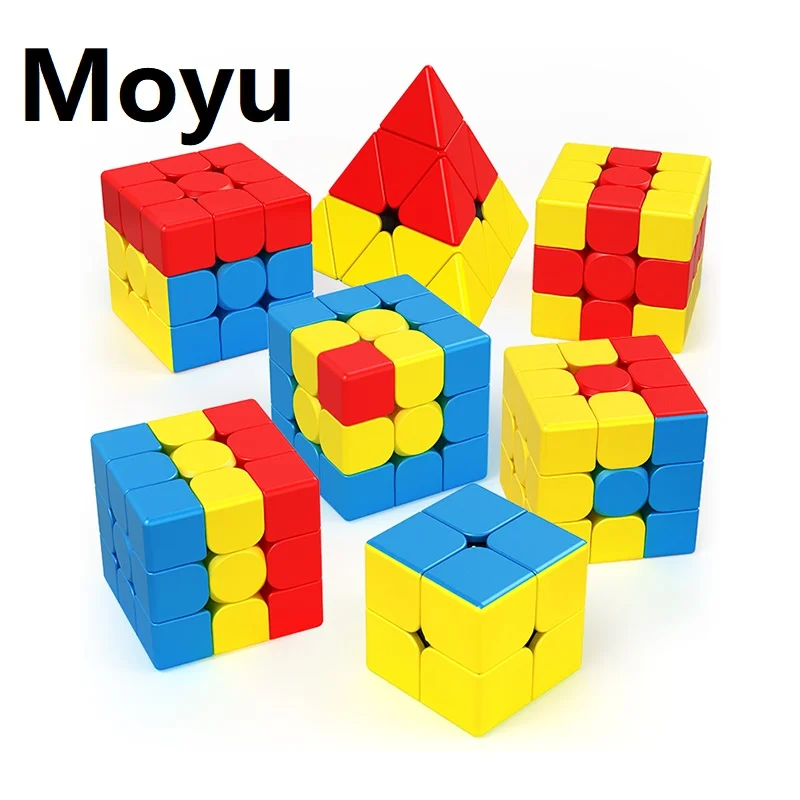 Детские Обучающие пазлы Moyu серии 3x3x3 Cubo Magico Единорог пудинг бумпи маленькая