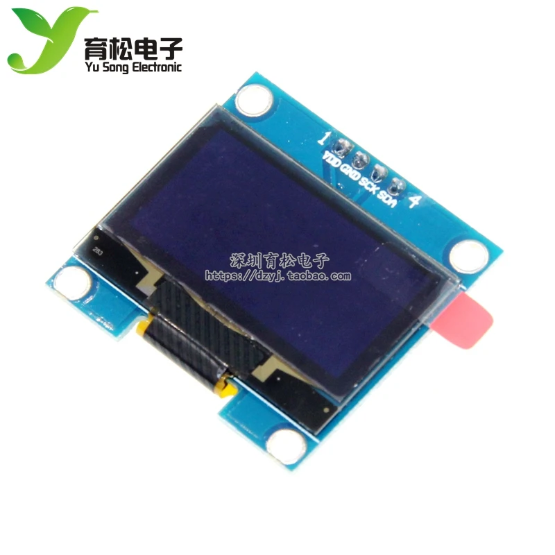 1 3 дюймов ЖК-дисплей Экран сине-белые I2C связи IIC 12864 OLED дисплей модуль отправить