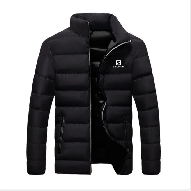 2021 New Men's Hot Sale Ferrari Jacket Down Jacket Brand Printing Men's Casual Fashion Men's Zipper Top Direct Sales