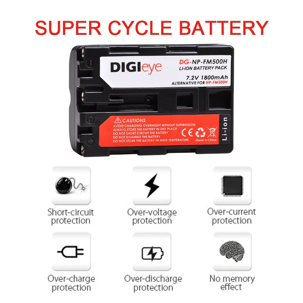 

2Pcs NP-FM500H NPFM500H Battery + Dual USB Charger for Sony Alpha a68 a77II SLT-A57 A58 A65 A77 A99 A100 A200 A300 A550 A580