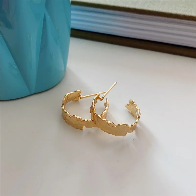 RUIYI реальные 925 пробы серебро французский Стиль панк нерегулярные серьги