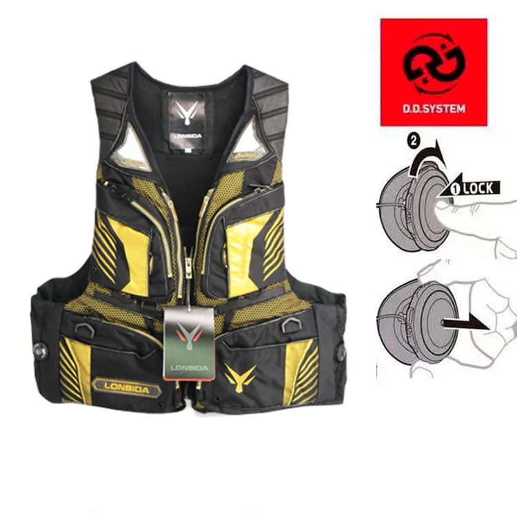 Многофункциональная вращающаяся Пряжка Эластичный плавучий рыболовный жилет