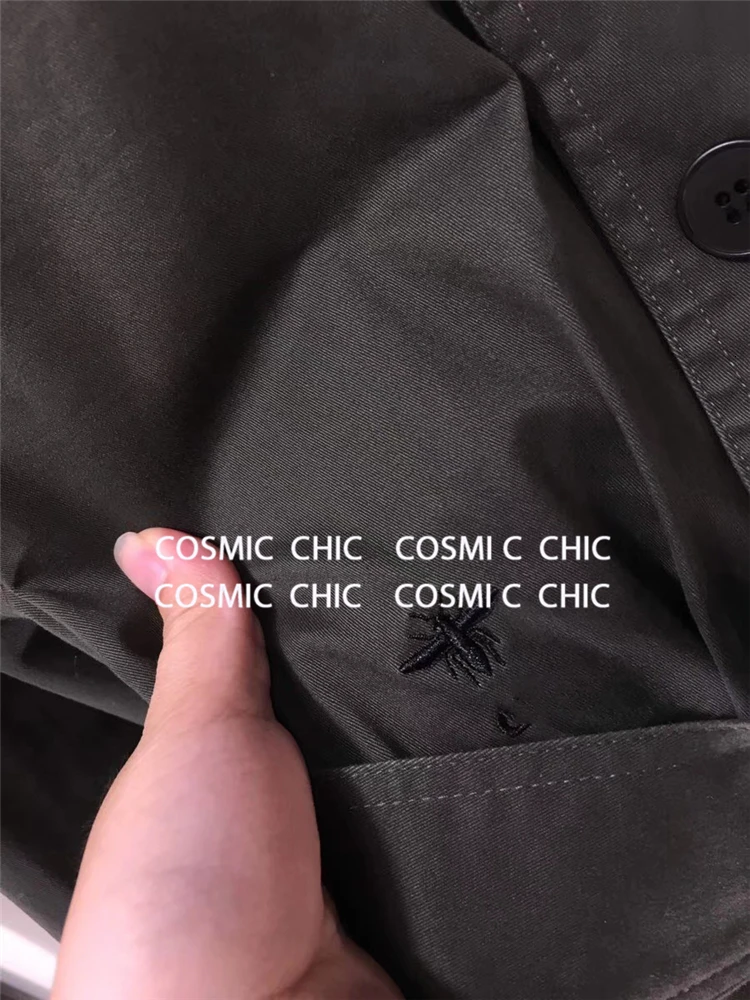 Cosmicchic Женские повседневные длинные штаны, рубашка, комбинезон с длинным рукавом, цельный нагрудный ремень, Рабочие комбинезоны, комбинезоны, модные комбинезоны