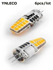 6 шт. новые G4 Светодиодные лампы 12 В AC DC 3 Вт без мерцания G4 лампы lampar Ampul 2835SMD лампы заменить 25 Вт 30 Вт галогенные лампы