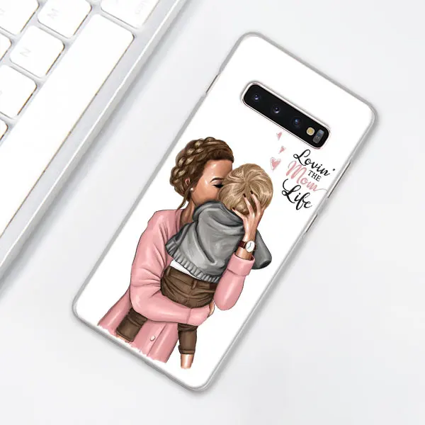 H13 Черный чехол для телефона с изображением мамы и королевы для samsung Galaxy S10e S10 Plus S7 S8 S9 Plus Note 8 9 10 Plus S10 5G жесткий чехол - Цвет: H13