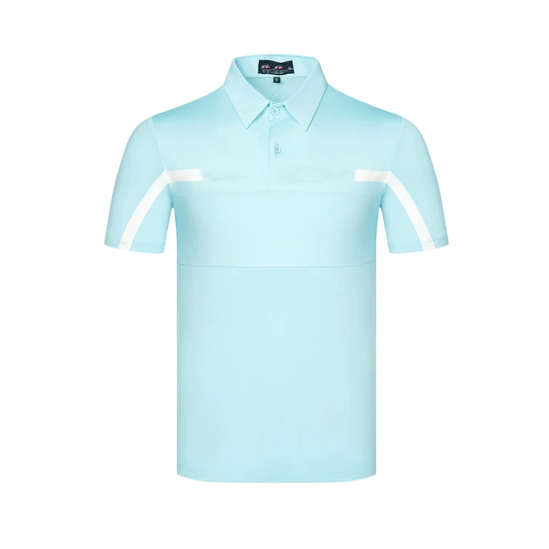 

2021 Men's golf clothing Custom brands high quality dry fit fabric sport golf 4 men wholesale us size polo shirts