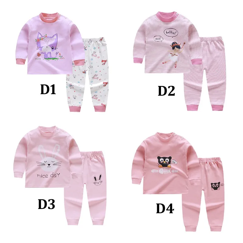 2019 г. Детский пижамный комплект для детей от 0 до 7 лет Модный одежды сна с принтом