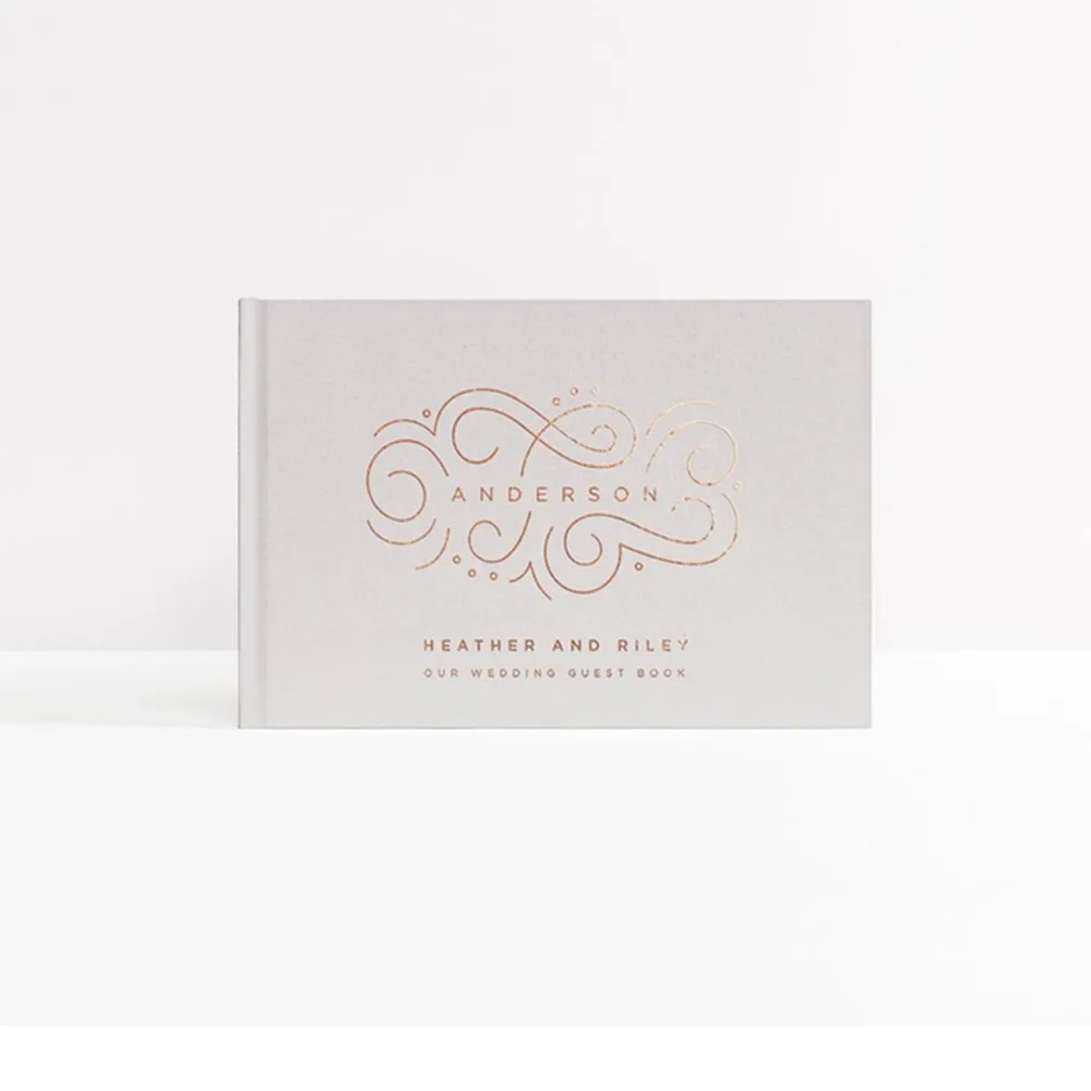 

Индивидуальная деревенская Свадебная Гостевая книга из розовой фольги, гостевой фотоальбом в стиле арт-деко, идея для современной выписки