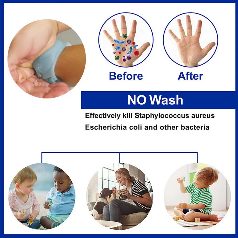 Браслет-дезинфицирующее средство для рук взрослых и детей | Украшения аксессуары