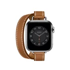 Ремешок Swift кожаный для Apple Watch 6, Band 5, 4, 3, iWatch 6 SE, 44 мм, 40 мм, 42 мм, 38 мм