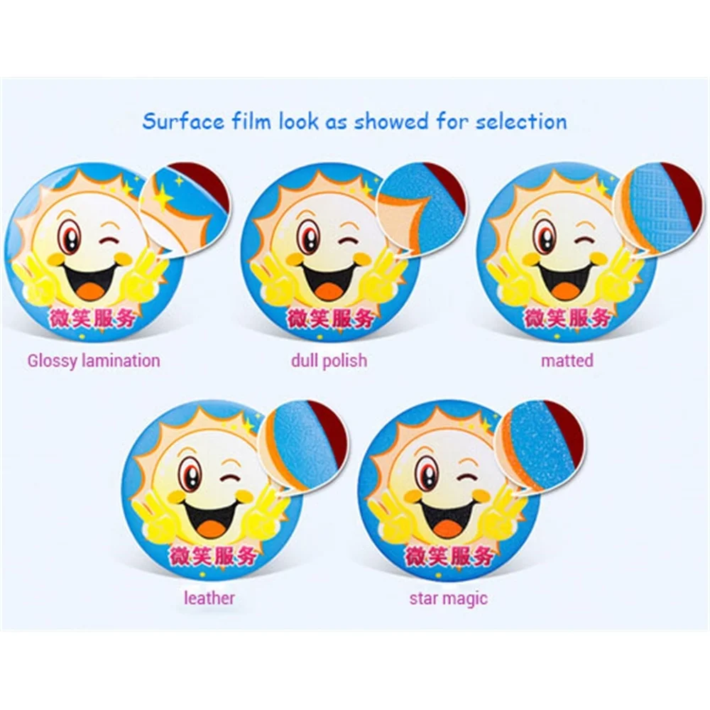 Tinplate Pin Custom Logo Mark Name Icon Photo Chest Badge Club Student Souvenirs Birthday Kid Party Promotion Gift | Канцтовары для