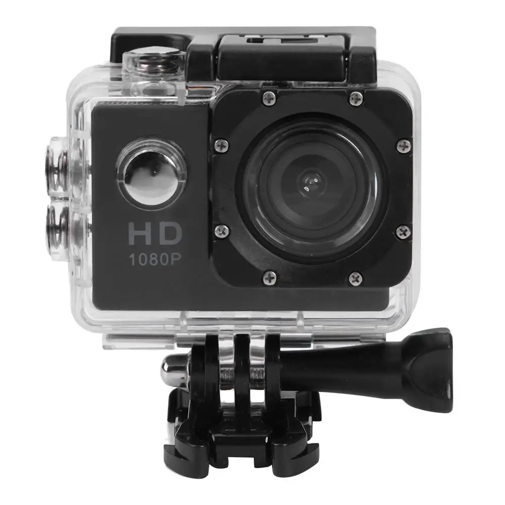 

Экшн-камера 1080P HD 12 МП 30 м водонепроницаемая Спортивная камера DV DVR Поддержка TF-карты несколько режимов фотосъемки один снимок