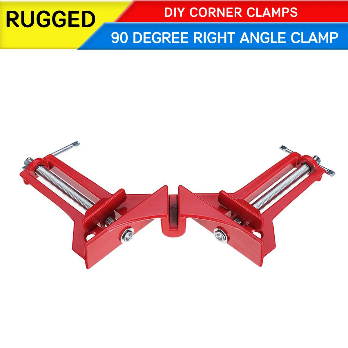 

4pcs 90 Degree Right Angle Clamp DIY Corner Clamps Rugged Quick Fixed Fishtank Glass Wood Picture Frame Woodwork Right Angle