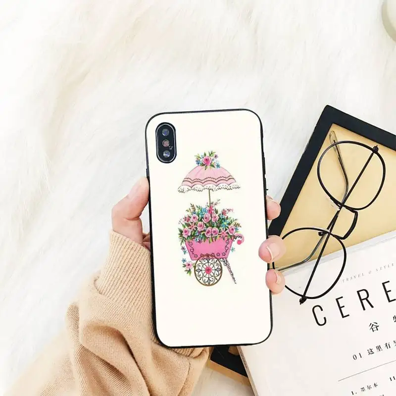 

YNDFCNB flowers art Phone Case For iPhone 11 8 7 6 6S Plus X XS MAX 5 5S se 2020 11 12pro max iphone xr case
