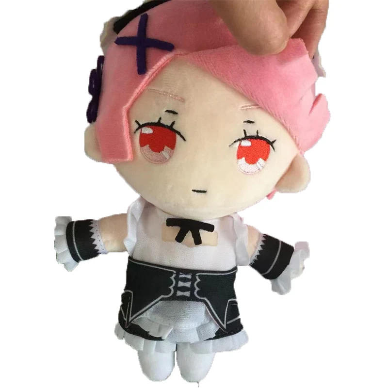 Mu&ntilde;eco de peluche de Anime Rem Ram, mu&ntilde;eco de peluche suave de 20cm Re:Life In A Different World desde Zero, accesorios para Cosplay-1