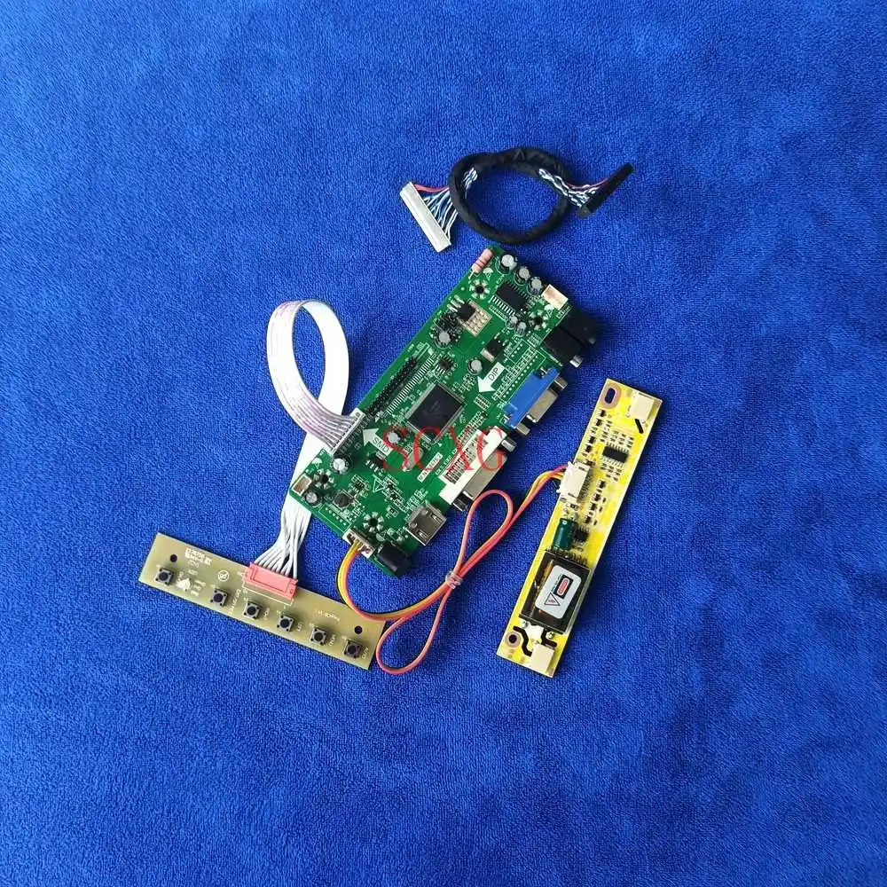 

Kit Fit LTM170ET01/M170E8/MT170EN01 2CCFL M.NT68676 drive controller board DVI VGA HDMI-compatible 1280*1024 Display LVDS 30 Pin