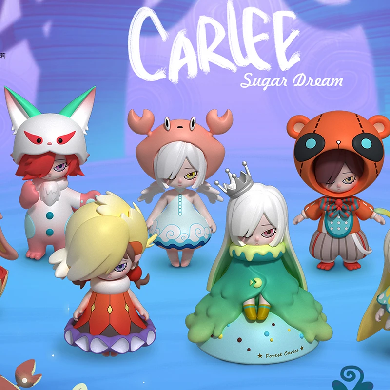 

Слепой случайный ящик игрушки Лот Carlee Sugar Dream фигурка монстра Surprise Аниме Фигурка Угадай кукла игрушка для подарочной коллекции 8 шт./компл.