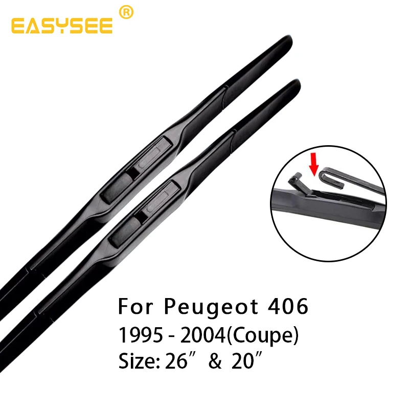 Car Windscreen windshiel Wiper Blades for Peugeot 406 Fit Hook Arms 1995 1996 1997 1998 1999 2000 2001 2002 2003 2004 | Автомобили и