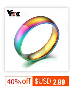 Vnox, стильные двухслойные кольца для женщин, вращающиеся кольца из нержавеющей стали 6 мм, повседневные женские ювелирные изделия