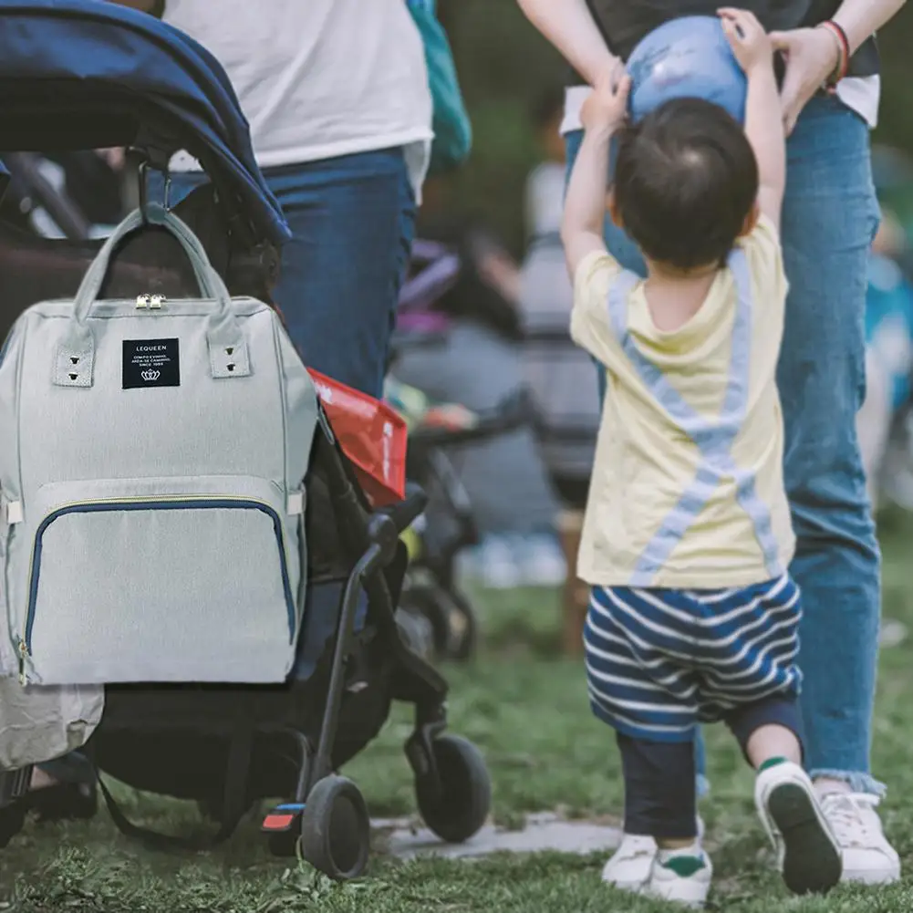 

Large capacity mummy backpack waterproof diaper bag leisure baby care bag travel bag