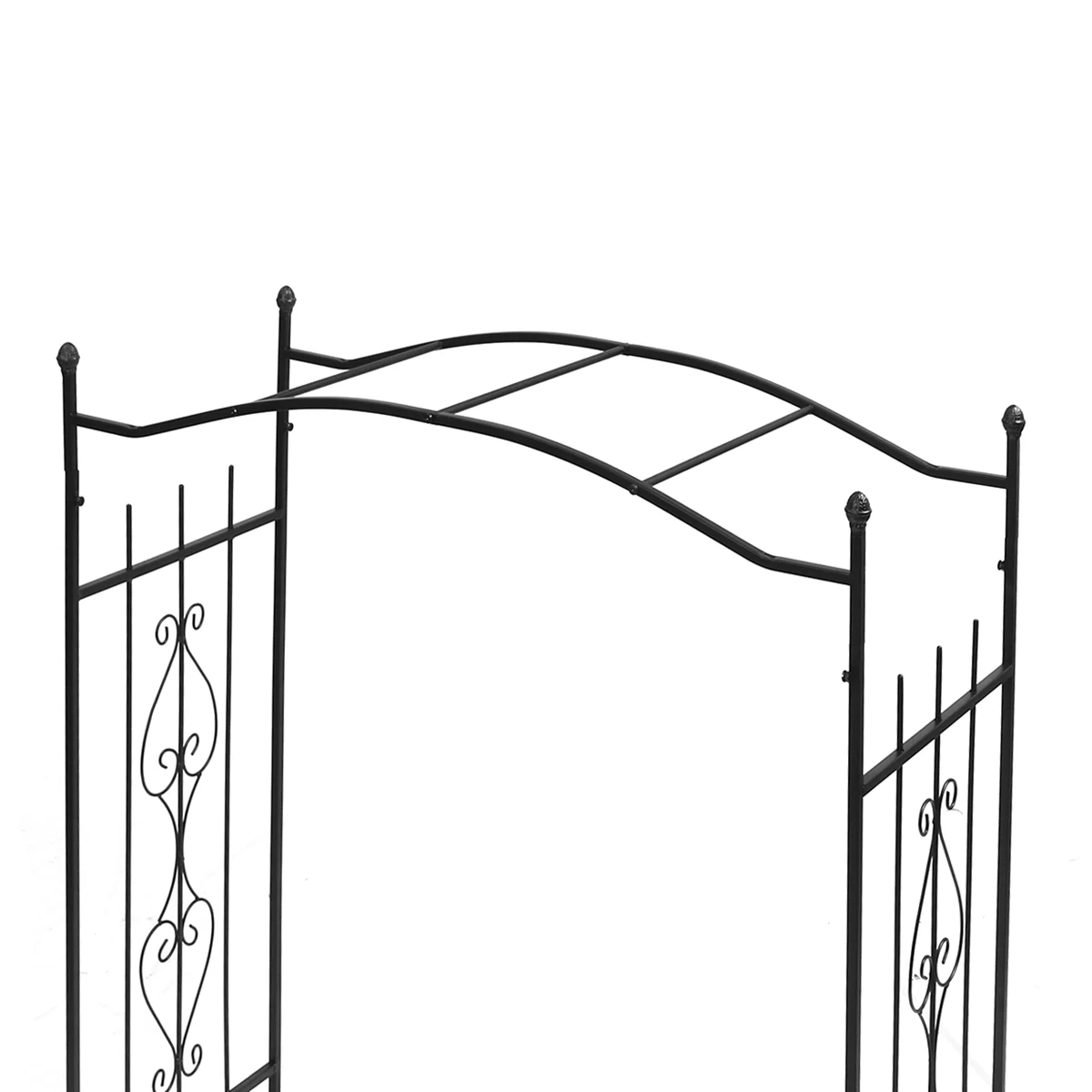 

43x17x90" Iron Wedding Arch Decorative Garden Backdrop Pergola Stand Flower Frame For Marriage birthday wedding Party Decoration