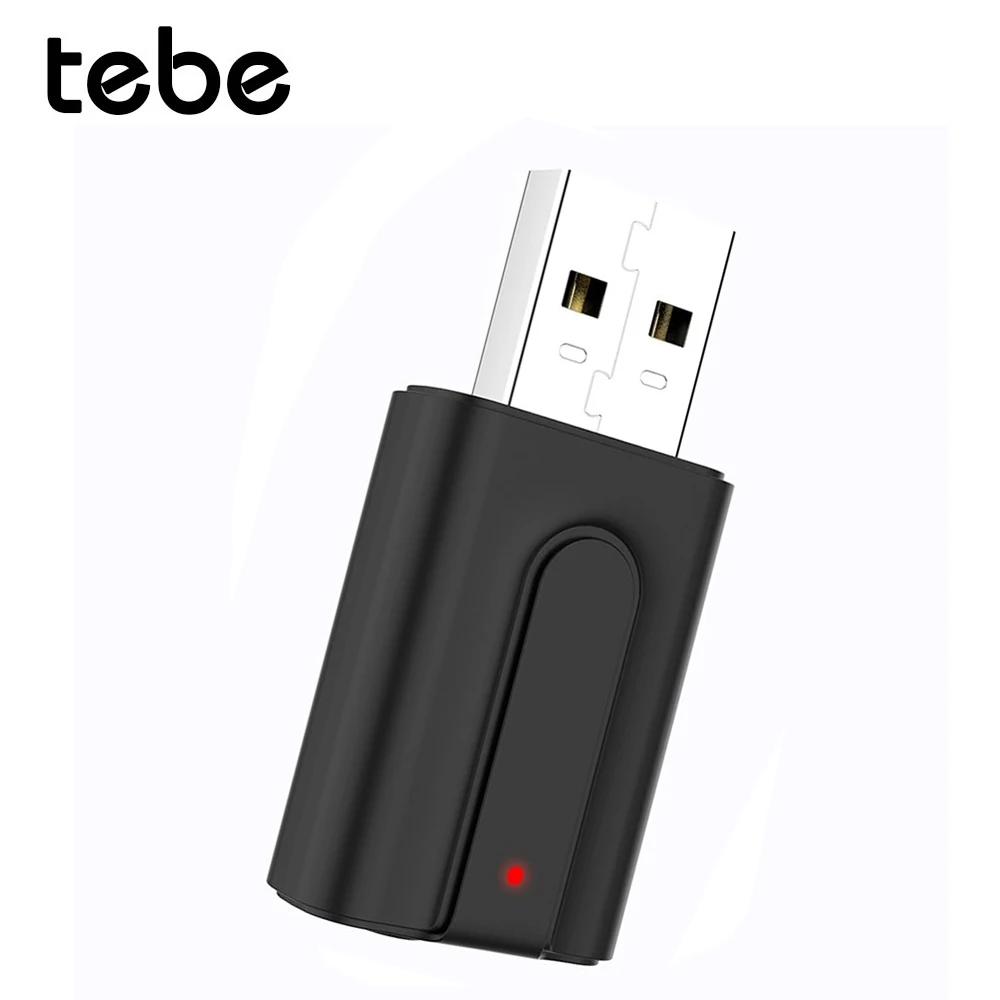 Аудиоресивер tebe Bluetooth 5 0 передатчик стерео музыка разъем AUX 3 мм RCA рецептор USB мини