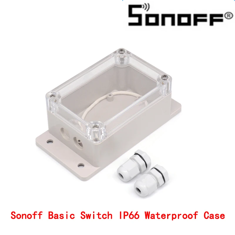 Водонепроницаемый чехол Sonoff Basic/RF/Dual/Pow IP66 для новогодней елки водонепроницаемая