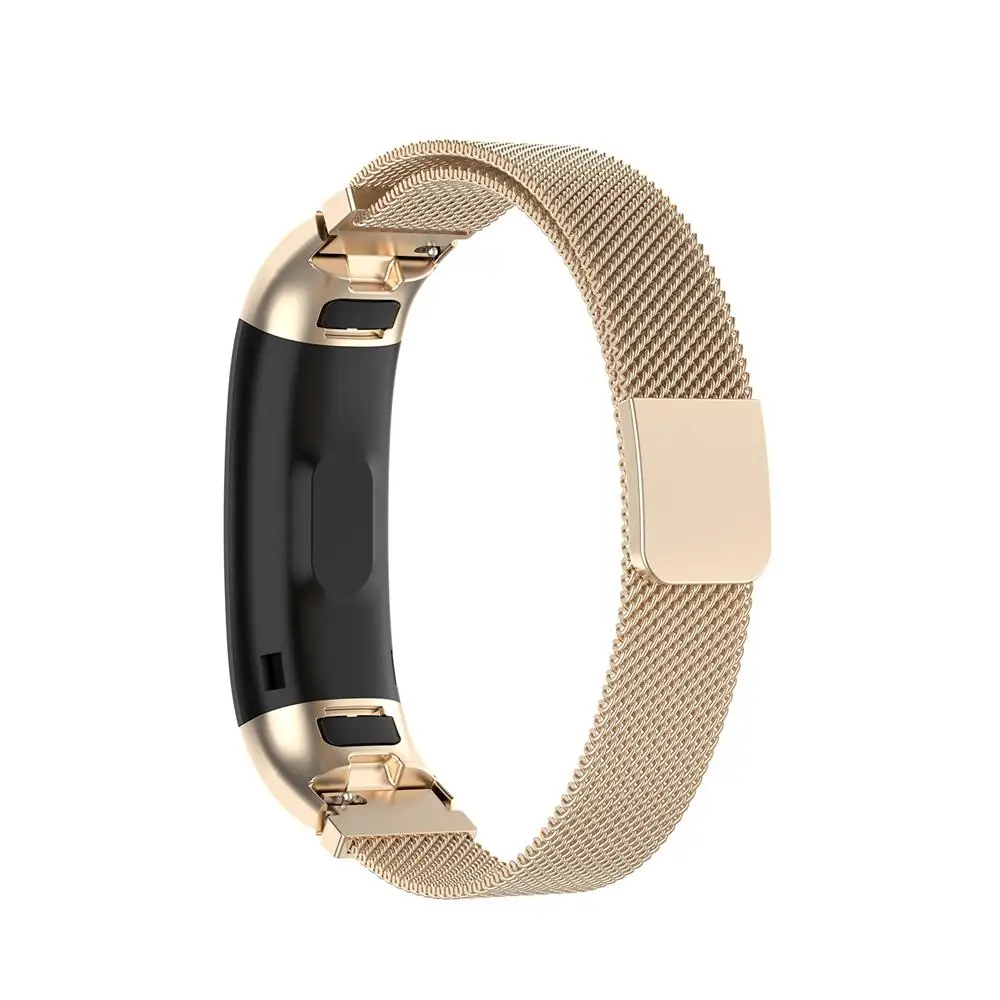 Миланский ремешок для huawei Band 3 Pro, сменный Браслет из нержавеющей стали, металлический ремешок для часов huawei 3, браслет - Цвет: Champagne