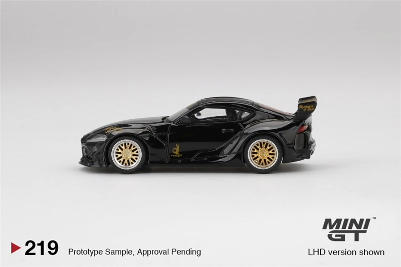 

MINI GT 1:64 Pandem Toyota GR Supra V1.0 Black RHD Diecast Model Car