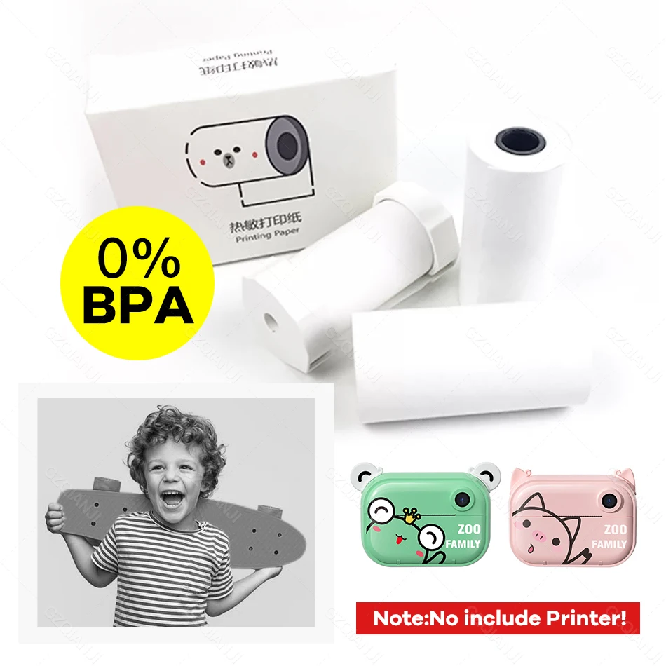 

58*30mm Thermal Photo Papers DIY Printer Papers BPA Free For C3 PRO GZCP002 GZCP003 Camera Mini Instant Photo Printers