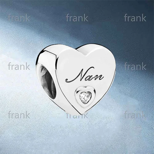 

797031CZ NAN'S LOVE HEART CHARM