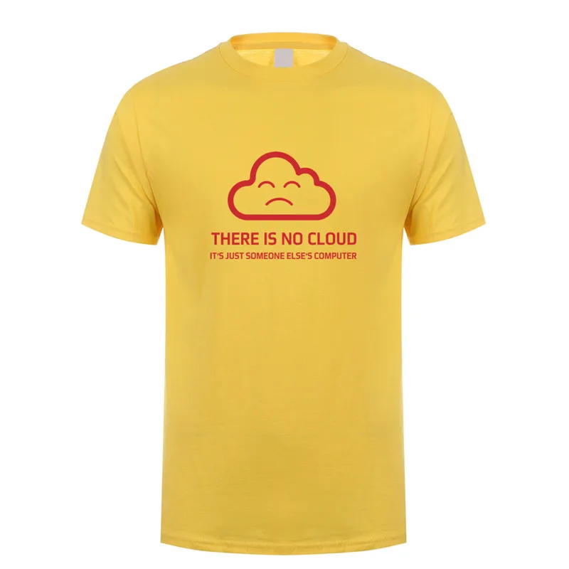 Новая модная футболка с надписью «There is No Cloud It is just Human's Computer» хлопковая футболка с короткими рукавами футболки для мальчиков OT-848 - Цвет: Daisy
