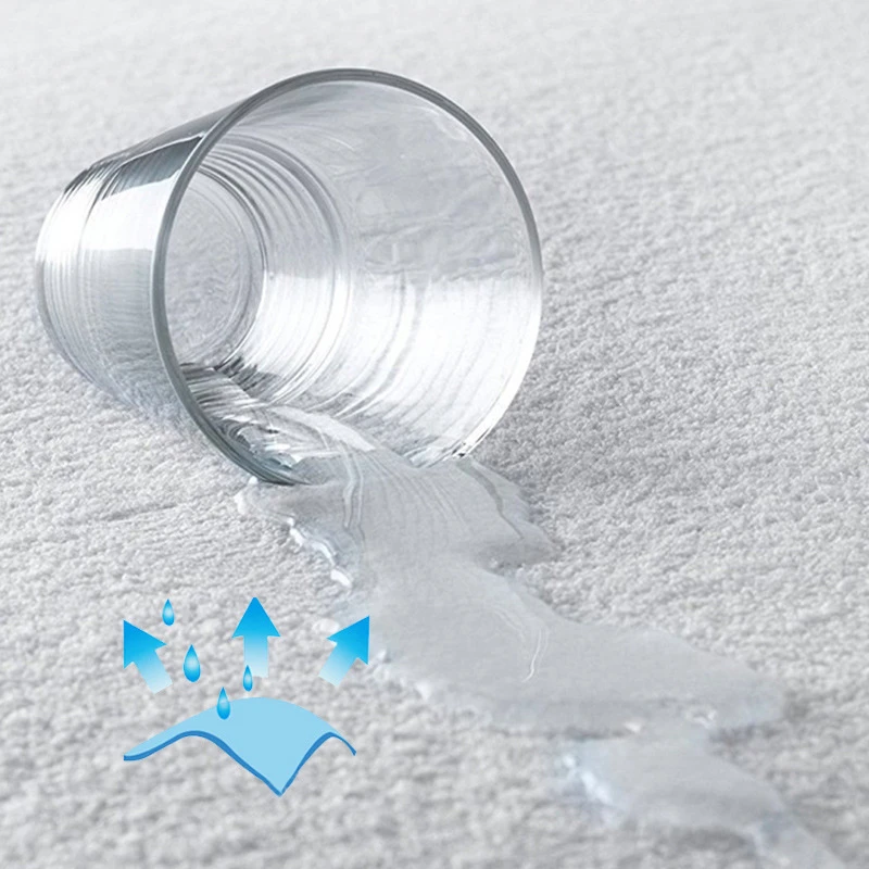 Наматрасник на детскую кроватку водонепроницаемый матрац подкладка защита от