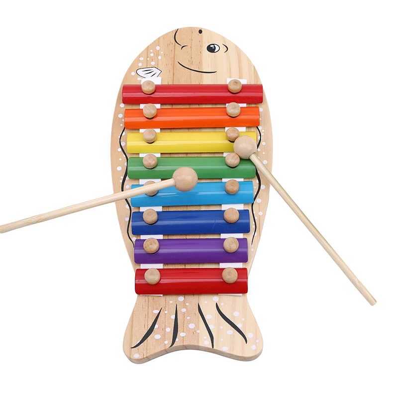 Beb&eacute; chico Musical juguete instrumento de m&uacute;sica de juguete de madera marco xil&oacute;fono los ni&ntilde;os chico s juguetes educativos del beb&eacute; juguetes regalos-3