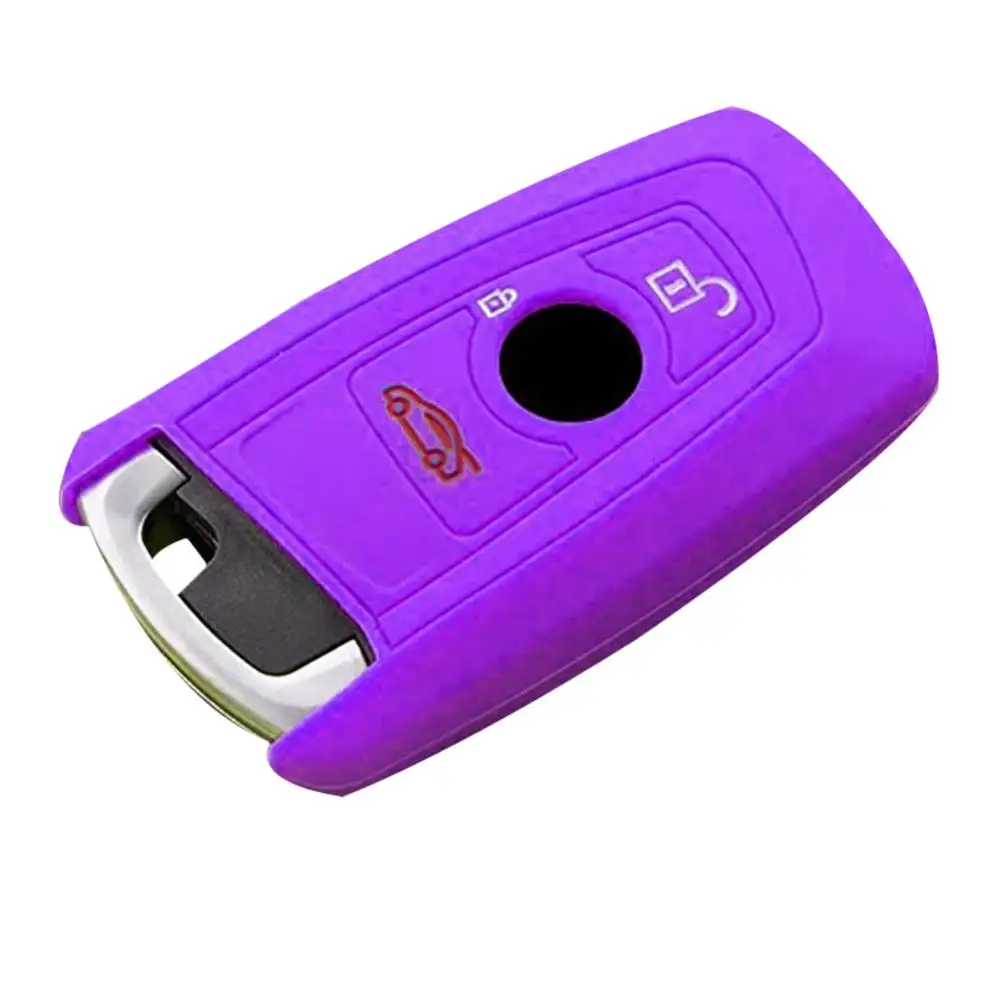 

Soft Silicone Car Key Fob Protection Cover Case Shell for BMW X3 GT5 GTM4 Series