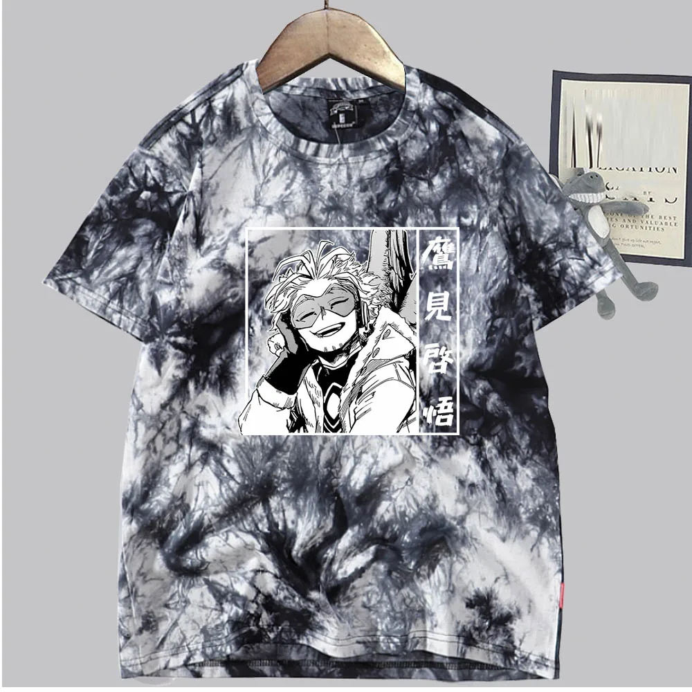 Футболка с аниме Моя геройская Академия повседневные мужские футболки коротким