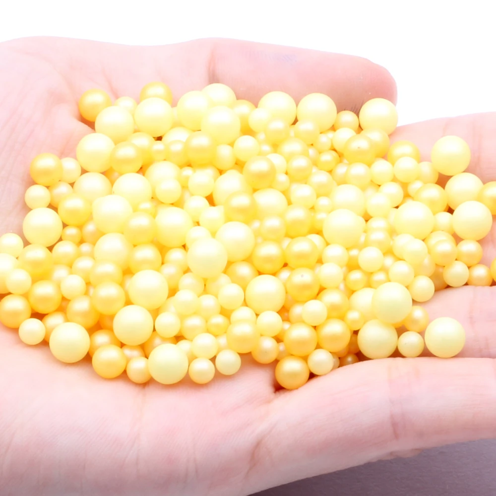 

Mixed Sizes 5000pcs Rich Colors DIY Nail Art Decorations Matte Round No Hole Two-color Double color Pearls Beads Crafts