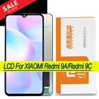 Оригинальный ЖК-дисплей 6,53 дюйма с рамкой для Xiaomi Redmi 9 9A, дисплей с сенсорным экраном и дигитайзером в сборе Redmi 9C, запчасти для ремонта