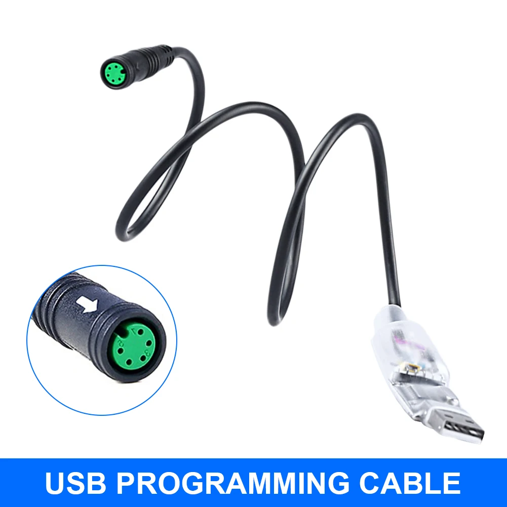 

High Quality Programming Cable 5Pin USB Cable Female For Bafang Programming For BBS01 BBS02 BBSHD Mid Drive Motor