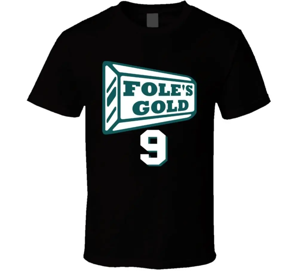 Футболка Nick Foles Philadelphia Quarterback Gold топ с короткими рукавами модная летняя футболка| |