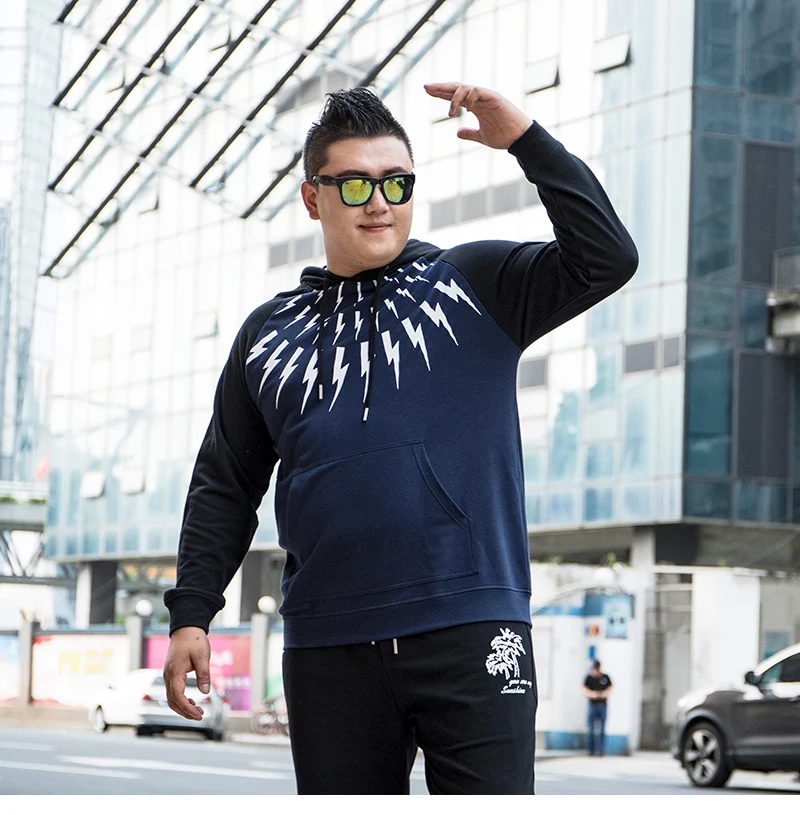 mens hoodies plus size sweatshirt fashion hip hop streetwear high quality stranger things big hoodie men groot bluza z kapturem | Мужская