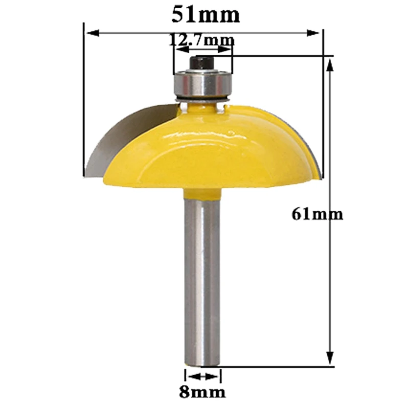 3Pcs 8Mm Shank Door Panel Cutters Raised Cabinet Router Bit Set Woodworking Milling Cutter for Wood | Инструменты