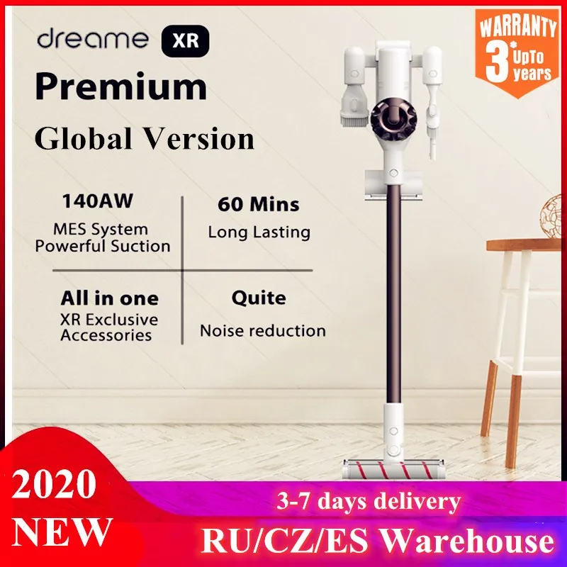 Портативный циклонный беспроводной пылесос Dreame XR Premium для xiaomi с функциями Чистка