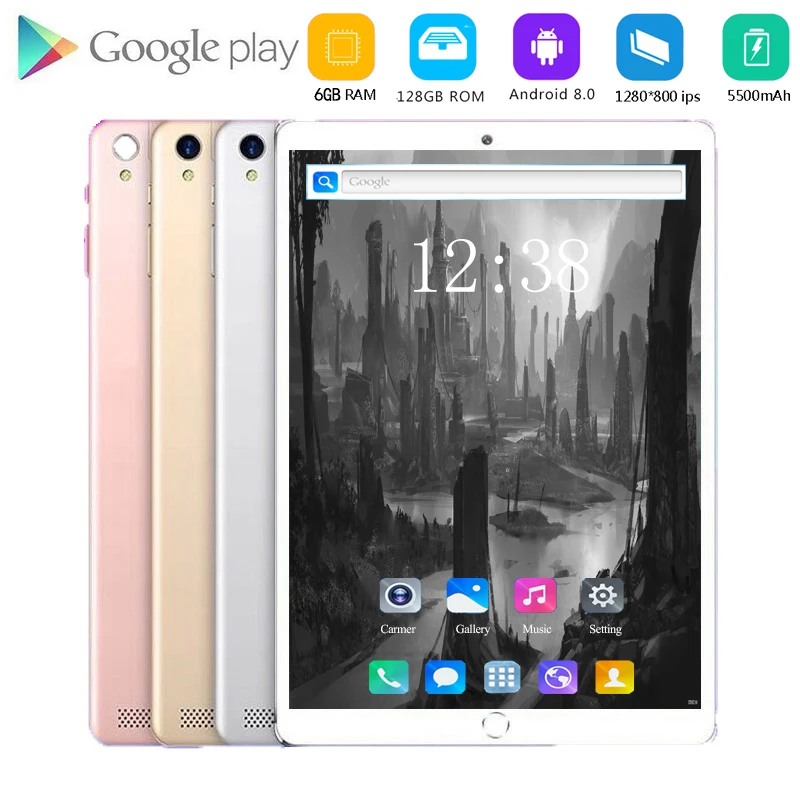 10 1 дюймовый планшет с дюймовым дисплеем ОЗУ 6 ГБ ПЗУ 2020 4G LTE Android 8 0|Планшеты| |