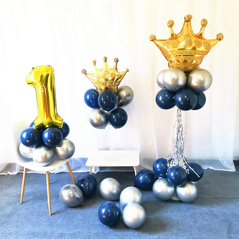 32 дюйма Фольга шара с цифрой 1st День рождения украшения малыша 30 цифры золотые